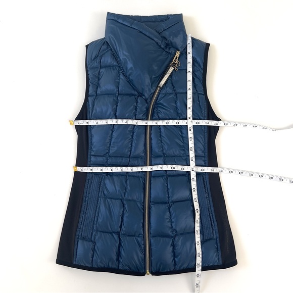 Calvin Klein Performance Down Vest Womens Blue Puffer Quilted Full Zip XS - Picture 7 of 7